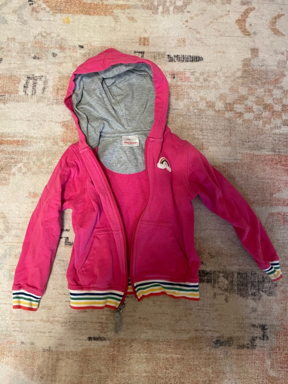 Pink Hanna Andersson hoodie - size 5